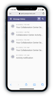 Graphical user interface, text, application, chat or text message  Description automatically generated