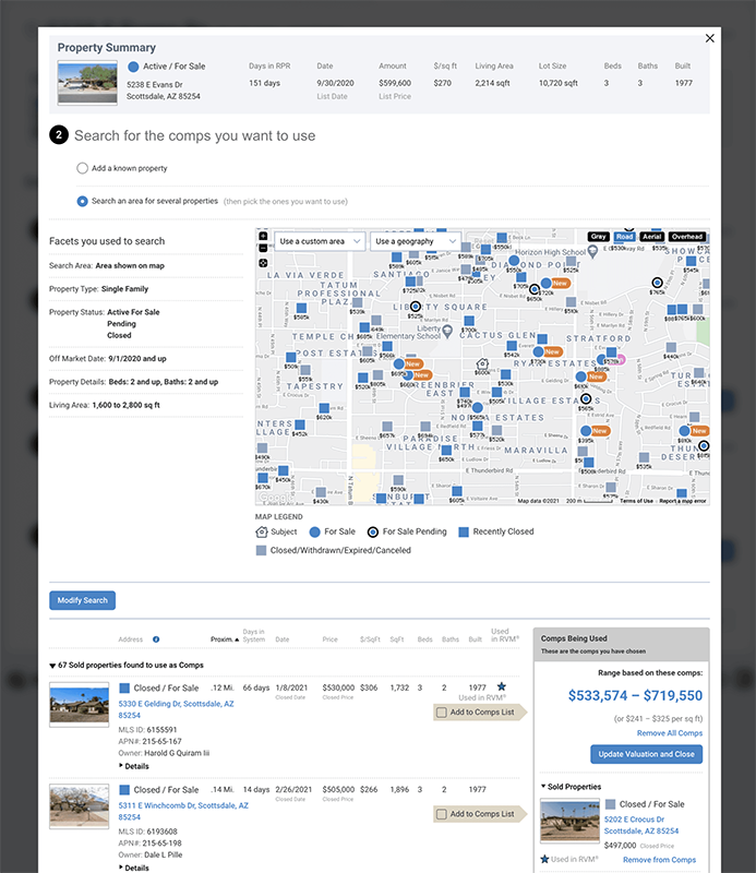 RPR Property Details Page