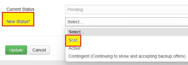 LM: Report A Closed Sale as 